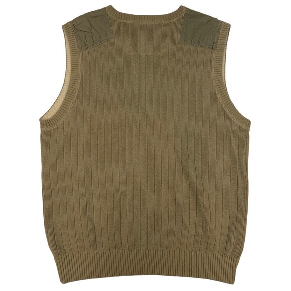 Eddie Bauer Sport Shop V-Neck Sweater Vest Olive Green Large - Picture 2 of 7